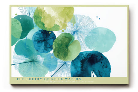 Paul Sinus Wandbild The Poetry of Still Waters – Sanfte Farbwelten und meditative Ruhe in abstrakter Formensprache