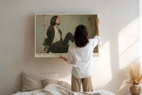 Paul Sinus Wandbild The Poise of Modern Serenity – Zeitlose Eleganz und stille Stärke in moderner Komposition