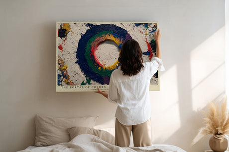 Paul Sinus Wandbild The Portal of Colors Energy and Infinity in Motion