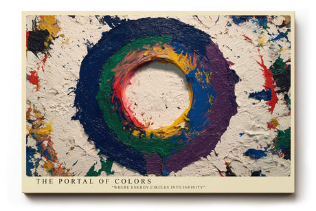 Paul Sinus Wandbild The Portal of Colors Energy and Infinity in Motion