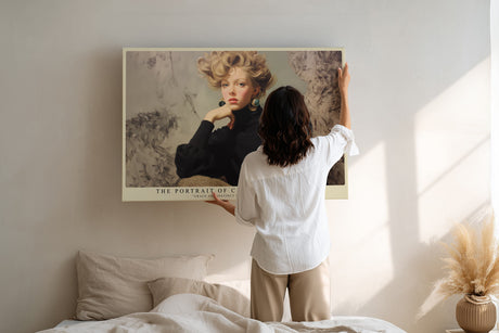 Paul Sinus Wandbild The Portrait of Curious Contrasts – Faszination zwischen Eleganz und Instinkt in kunstvoller Balance