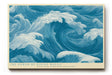 Paul Sinus Wandbild The Power of Rising Waves dynamisches Meeresmotiv in kräftigen Blautönen mit kraftvollen Wellen