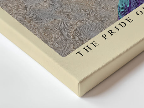 Paul Sinus Wandbild The Pride of Feathers Elegance in Color and Form