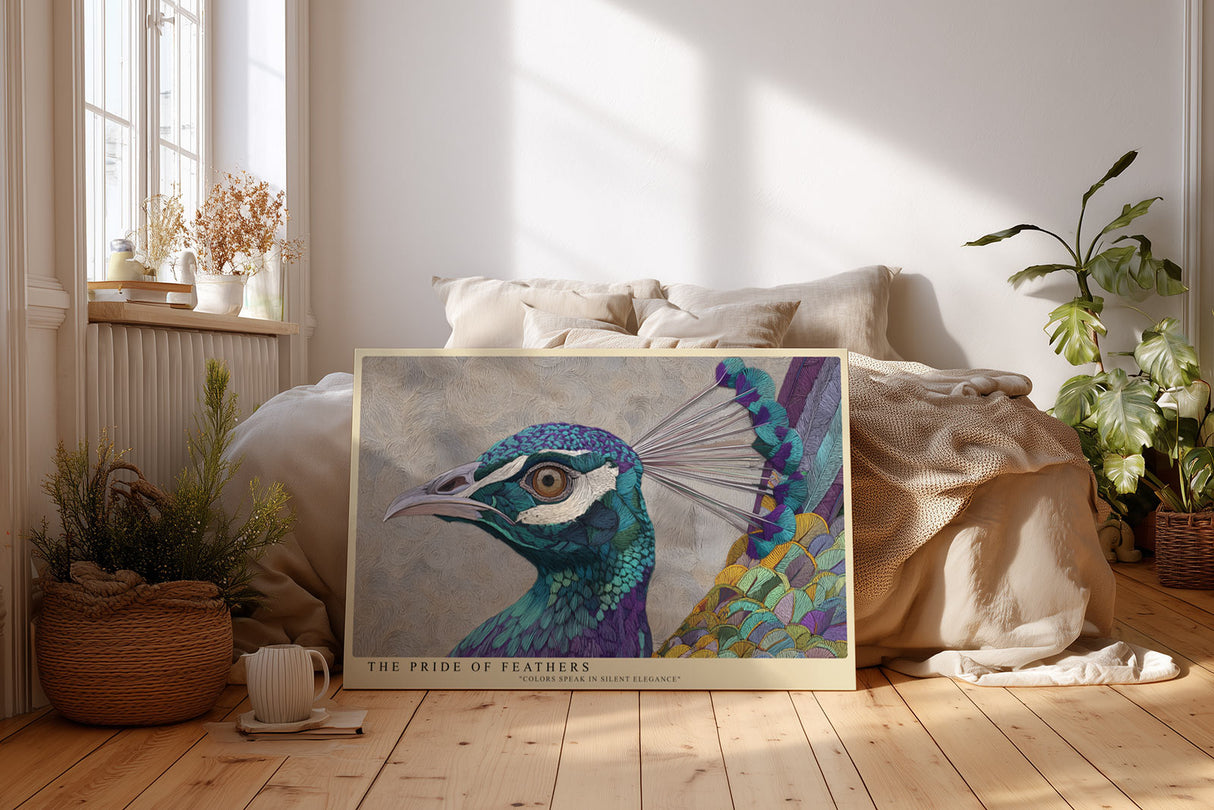Paul Sinus Wandbild The Pride of Feathers Elegance in Color and Form