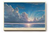 Paul Sinus Wandbild The Promise of Distant Skies – Weite, Licht und Hoffnung in atemberaubender Himmelslandschaft