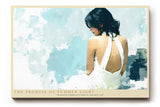 Paul Sinus Wandbild The Promise of Summer Light Woman in White Elegance and Gentle Warmth