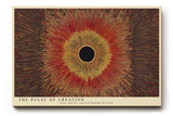 Paul Sinus Wandbild The Pulse of Creation Cosmic Explosion of Energy in Red and Gold Harmony