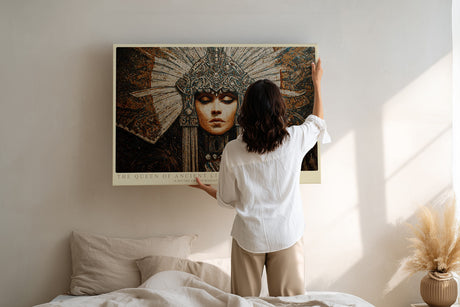 Paul Sinus Wandbild The Queen of Ancient Light Divine Majesty in Golden Serenity