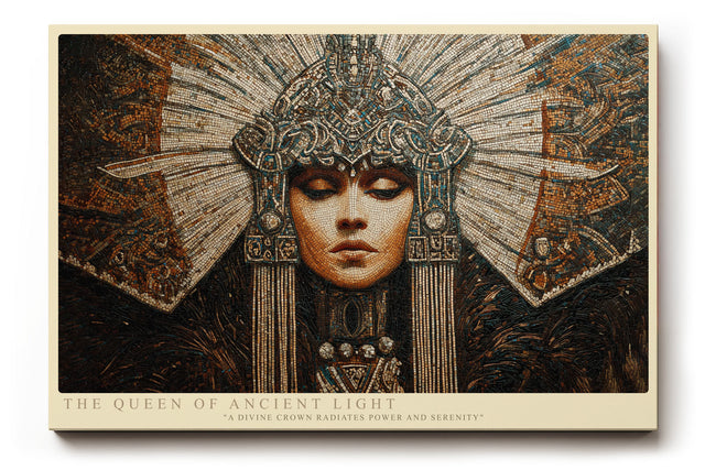 Paul Sinus Wandbild The Queen of Ancient Light Divine Majesty in Golden Serenity