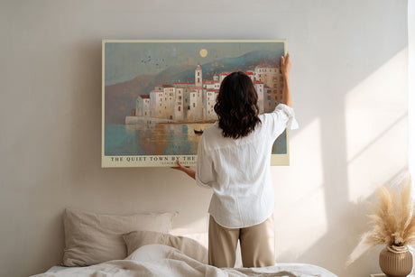 Paul Sinus Wandbild The Quiet Town by the Sea Mediterranean Calm