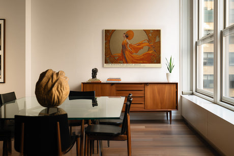 Paul Sinus Wandbild The Radiance of Sunlit Grace Golden Elegance in Artistic Motion
