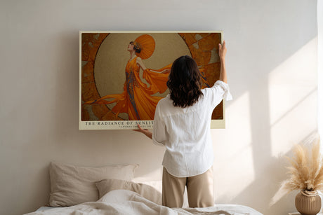 Paul Sinus Wandbild The Radiance of Sunlit Grace Golden Elegance in Artistic Motion