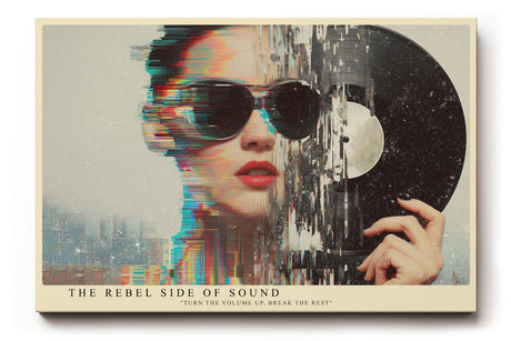 Paul Sinus Wandbild The Rebel Side of Sound Music and Motion in Digital Expression