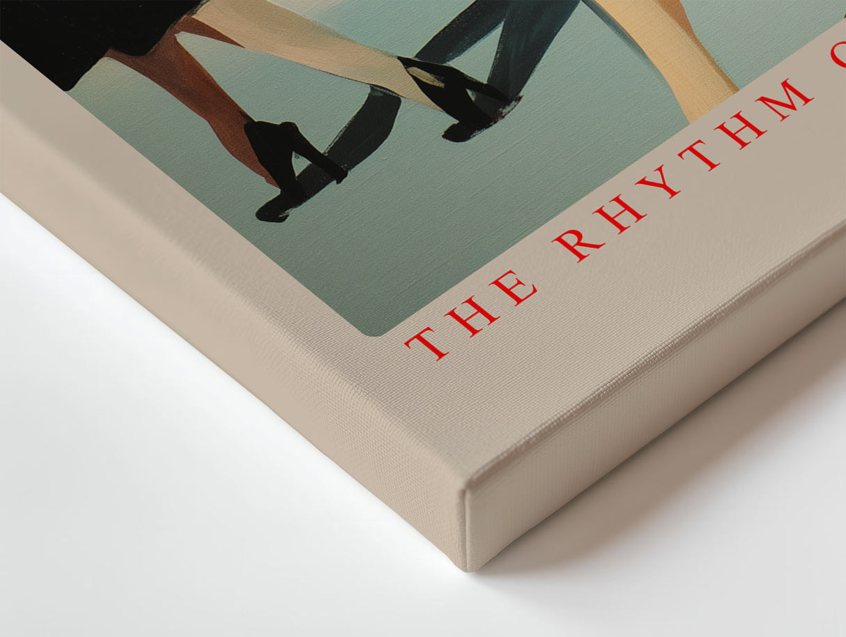 Paul Sinus Wandbild The Rhythm of Urban Elegance – Stilvolle Bewegung und moderne Ästhetik im Retro-Chic