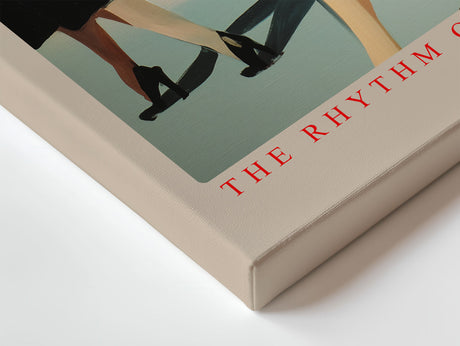 Paul Sinus Wandbild The Rhythm of Urban Elegance – Stilvolle Bewegung und moderne Ästhetik im Retro-Chic