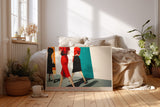 Paul Sinus Wandbild The Rhythm of Urban Elegance – Stilvolle Bewegung und moderne Ästhetik im Retro-Chic
