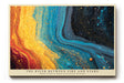 Paul Sinus Wandbild The River Between Fire and Stars Abstract Flow of Elements in Motion