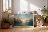 Paul Sinus Wandbild The River of Painted Light abstraktes Landschaftsmotiv in fließenden Farben mit atmosphärischer Tiefe