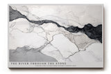 Paul Sinus Wandbild The River Through the Stone Abstract Marble Flow of Nature