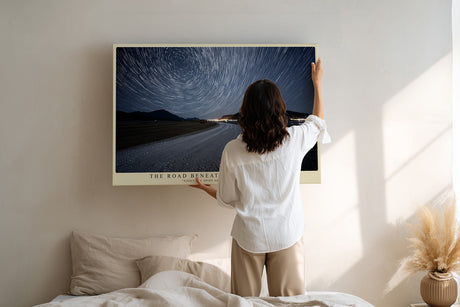 Paul Sinus Wandbild The Road Beneath Turning Stars Journey Through the Night Sky