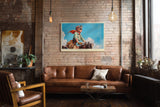 Paul Sinus Wandbild The Road Queen of Adventure – Kraftvolle Eleganz zwischen Freiheit und Stil im Retro-Design