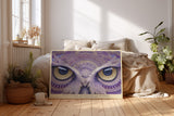 Paul Sinus Wandbild The Sacred Geometry of Wisdom Golden Owl Mandala with Mystical Symmetry and Insight