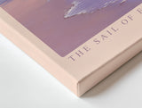 Paul Sinus Wandbild The Sail of Endless Dawn – Sanfte maritime Eleganz in zarten Pastelltönen und zeitloser Ruhe