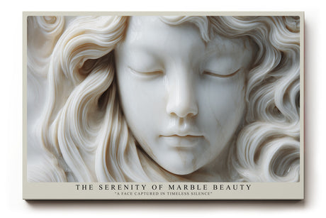 Paul Sinus Wandbild The Serenity of Marble Beauty – Zeitlose Anmut eingefangen in weißem Stein