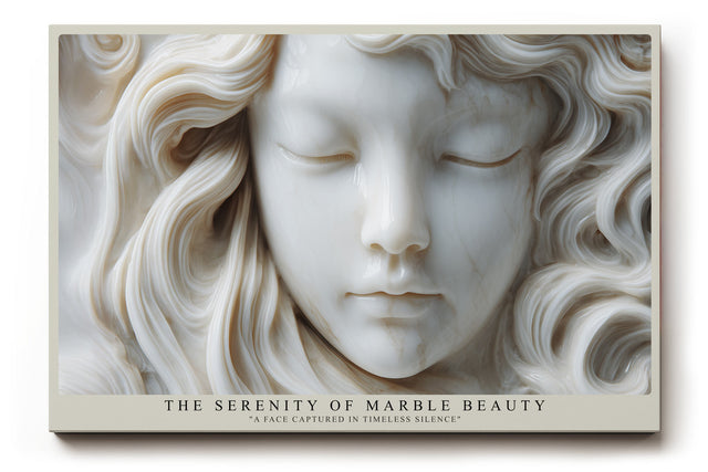 Paul Sinus Wandbild The Serenity of Marble Beauty – Zeitlose Anmut eingefangen in weißem Stein