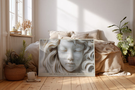 Paul Sinus Wandbild The Serenity of Marble Beauty – Zeitlose Anmut eingefangen in weißem Stein
