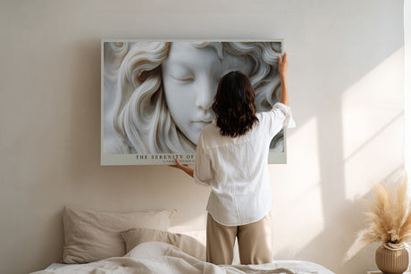 Paul Sinus Wandbild The Serenity of Marble Beauty – Zeitlose Anmut eingefangen in weißem Stein