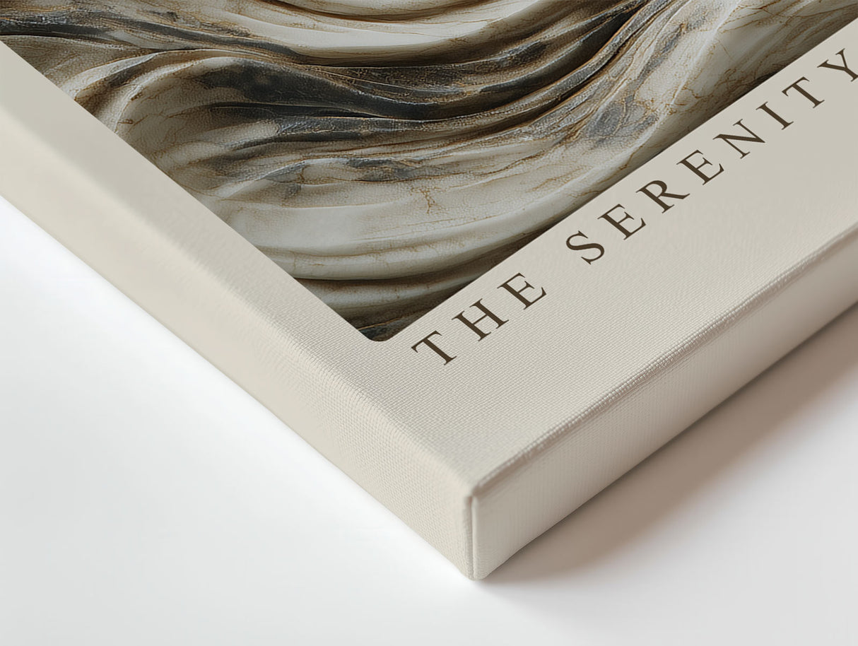 Paul Sinus Wandbild The Serenity of Marble Dreams Eternal Beauty in Stone Waves