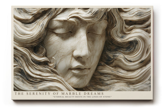 Paul Sinus Wandbild The Serenity of Marble Dreams Eternal Beauty in Stone Waves