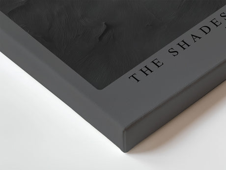 Paul Sinus Wandbild The Shades of Slate Abstraktes Naturmotiv in Grautönen, das die Struktur und Tiefe von Schiefergestein detailreich zeigt.