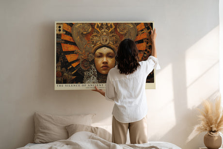 Paul Sinus Wandbild The Silence of Ancient Spirit Timeless Majesty in Golden Harmony