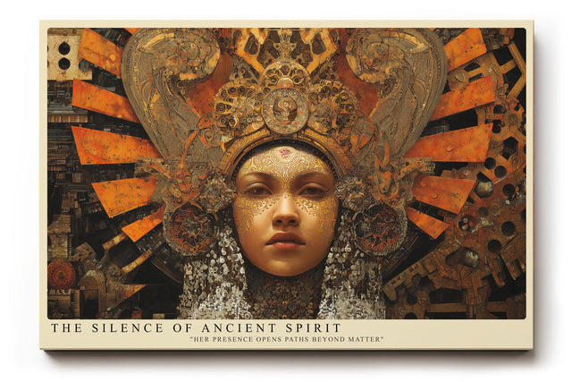Paul Sinus Wandbild The Silence of Ancient Spirit Timeless Majesty in Golden Harmony