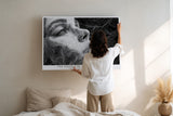 Paul Sinus Wandbild The Silence of Inner Thoughts Lines Float Like Waves Without End
