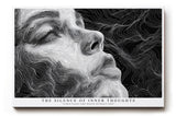 Paul Sinus Wandbild The Silence of Inner Thoughts Lines Float Like Waves Without End