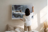 Paul Sinus Wandbild The Silence of Mountain Power Cougar in Snow Landscape