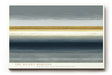 Paul Sinus Wandbild The Silent Horizon – Abstraktes Meerbild mit goldenen Linien, Symbol für Ruhe, Tiefe und endlose Weite