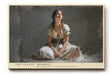 Paul Sinus Wandbild The Silent Moment – Frau im weißen Kleid im sanften Licht symbolisiert Ruhe, Innigkeit und stille Emotion