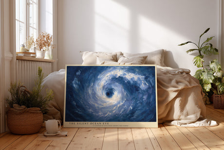 Paul Sinus Wandbild The Silent Ocean Eye Stillness Amidst the Blue Storm