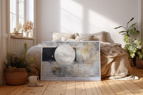 Paul Sinus Wandbild The Silent Orbit of Shapes Minimalist Abstract Balance