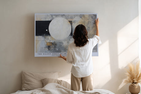 Paul Sinus Wandbild The Silent Orbit of Shapes Minimalist Abstract Balance