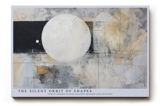 Paul Sinus Wandbild The Silent Orbit of Shapes Minimalist Abstract Balance
