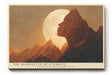 Paul Sinus Wandbild The Silhouette of Eternity – Frauensilhouette im Felsen symbolisiert Vergänglichkeit, Stärke und die Verbindung zwischen Mensch und Natur