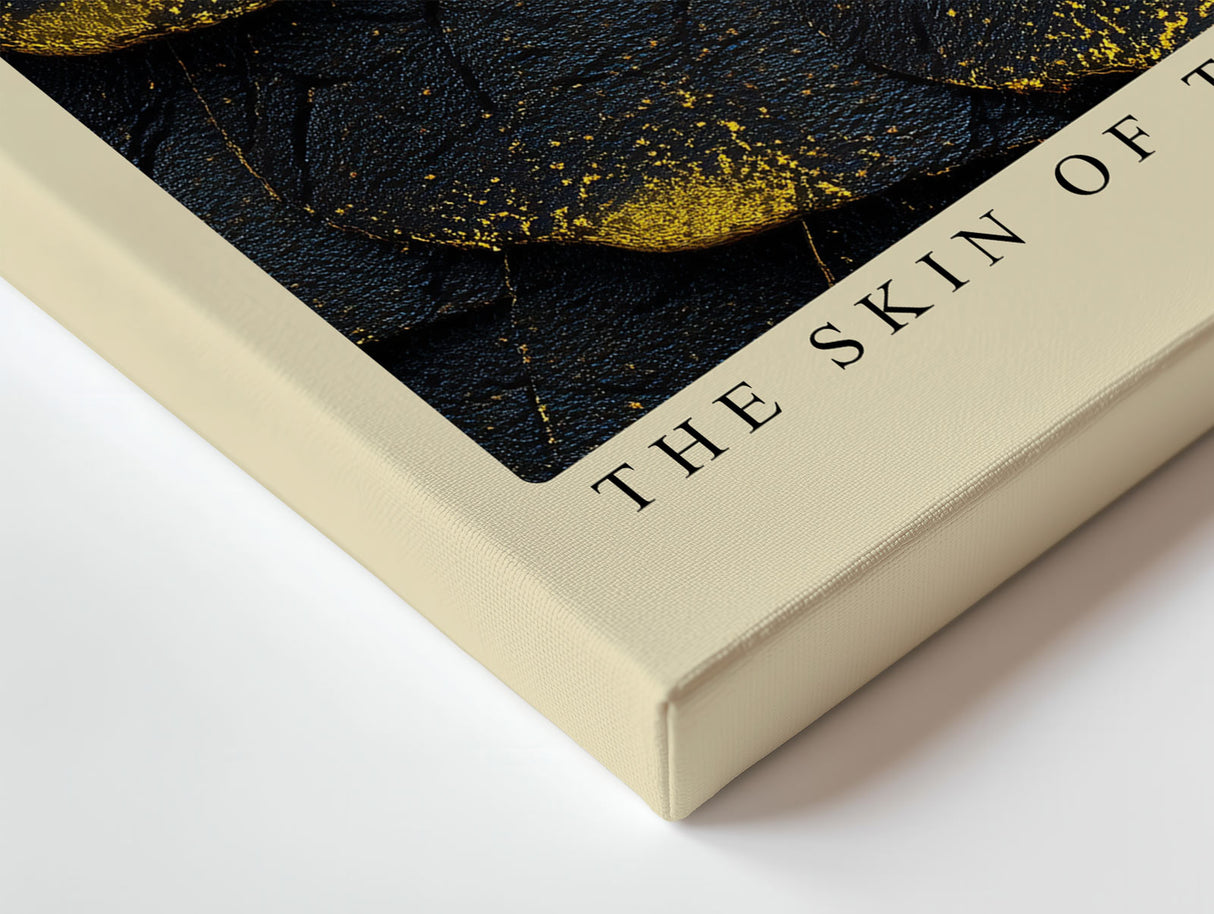 Paul Sinus Wandbild The Skin of the Ancient Golden Texture of Time and Power