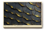 Paul Sinus Wandbild The Skin of the Ancient Golden Texture of Time and Power