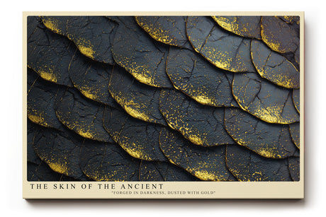 Paul Sinus Wandbild The Skin of the Ancient Golden Texture of Time and Power