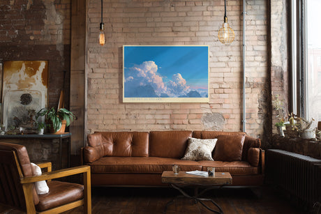 Paul Sinus Wandbild The Sky of Dreams traumhaftes Himmelsmotiv mit leuchtenden Wolken in zarten Farben für moderne Wohnräume voller Weite und Leichtigkeit